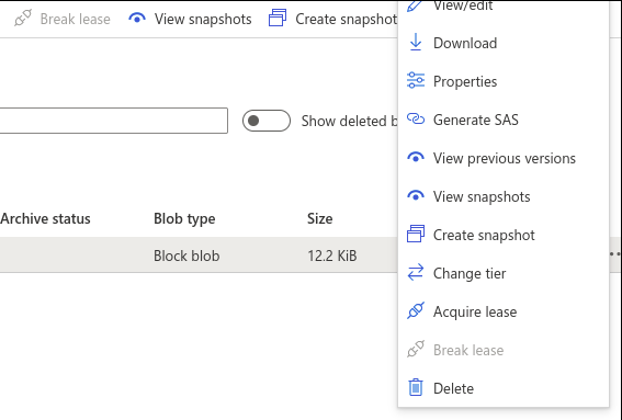 sas token to read data from Azure to Pandas