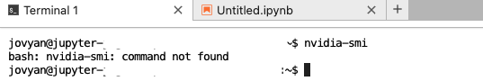 Nvidia-smi on cuda enabled jupyterhub
